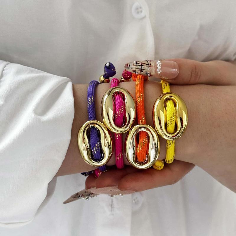 Body Jewelry Nose - กำไลข้อมือปรับได้รูปจมูกหมู สายถักหลากสีสัน โดปามีน เครื่องประดับแฟชั่นสำหรับสาวๆ ใส่ในชีวิตประจำวันหรือไปโรงเรียน ของขวัญชิ้นเล็ก