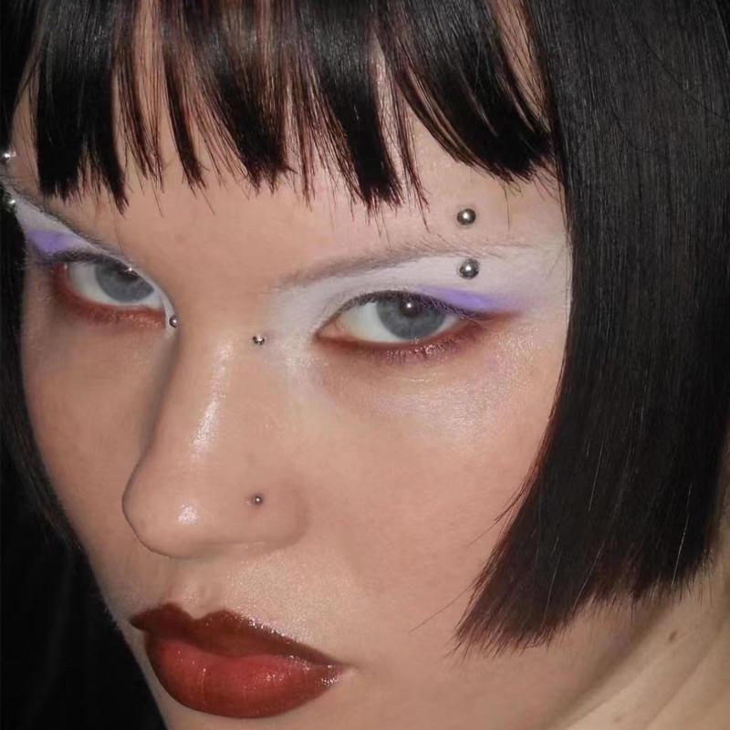Body Jewelry And Piercing - 321pcs ไม่เจาะ Lip Studs สติกเกอร์ SelfAdhesive