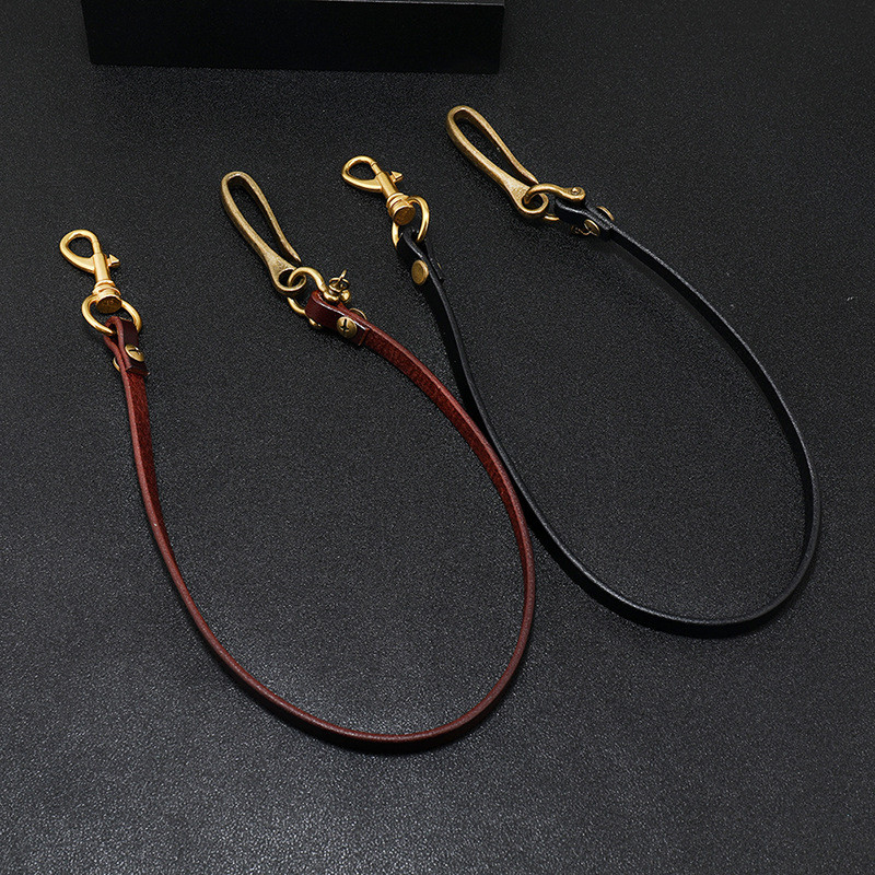 Body Jewelry Beach - Handmade ยาว Biker รถจักรยานยนต์ Trucker สีน้ําตาล