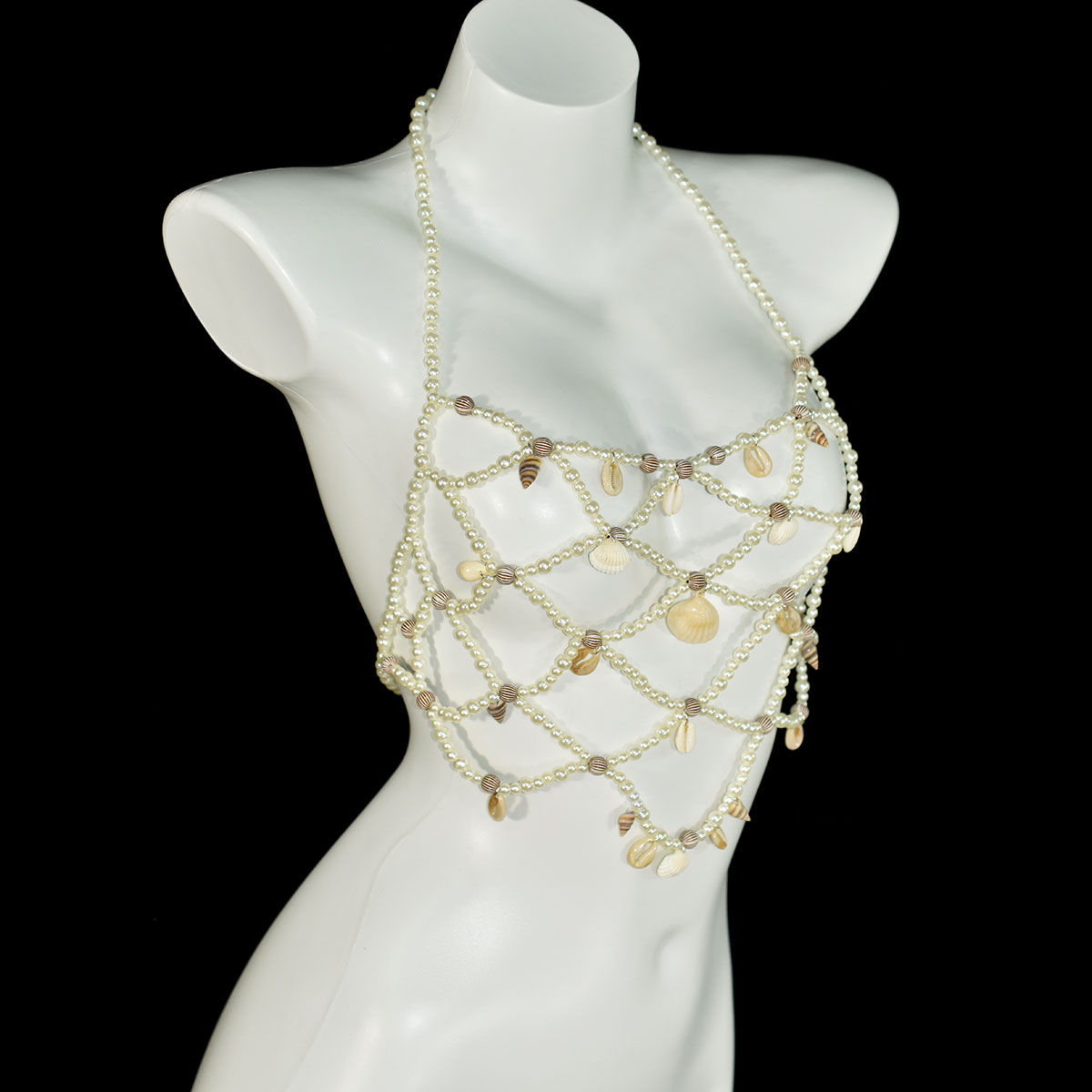 ชุดกระโปรงบราไข่มุกเทียมแฟชั่น - Body Jewelry Beach บทวิจารณ์และราคา