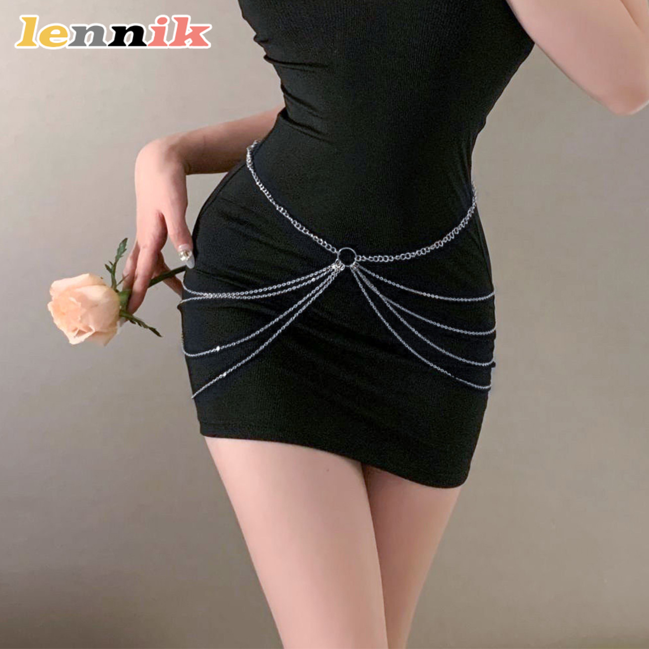 LENNIK พู่โลหะ Multi-Layer เอว - Body Jewelry Sale บทวิจารณ์และราคา