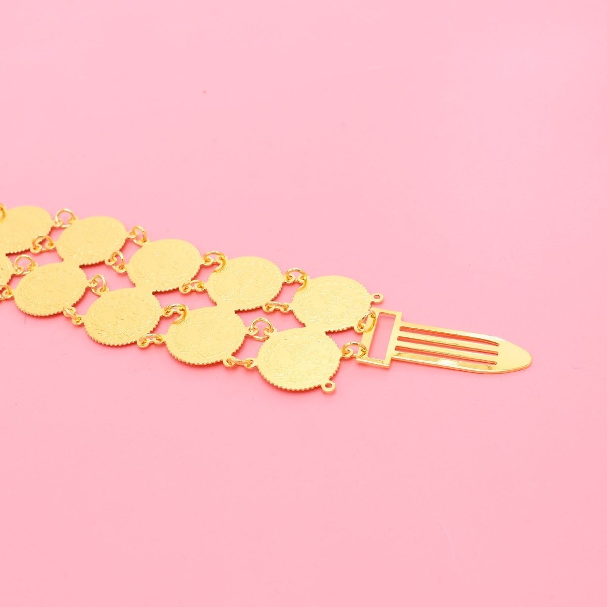 ใหม่ฝรั่งเศสดูไบเข็มขัดชุบทอง  - Body Jewelry Dubai บทวิจารณ์และราคา