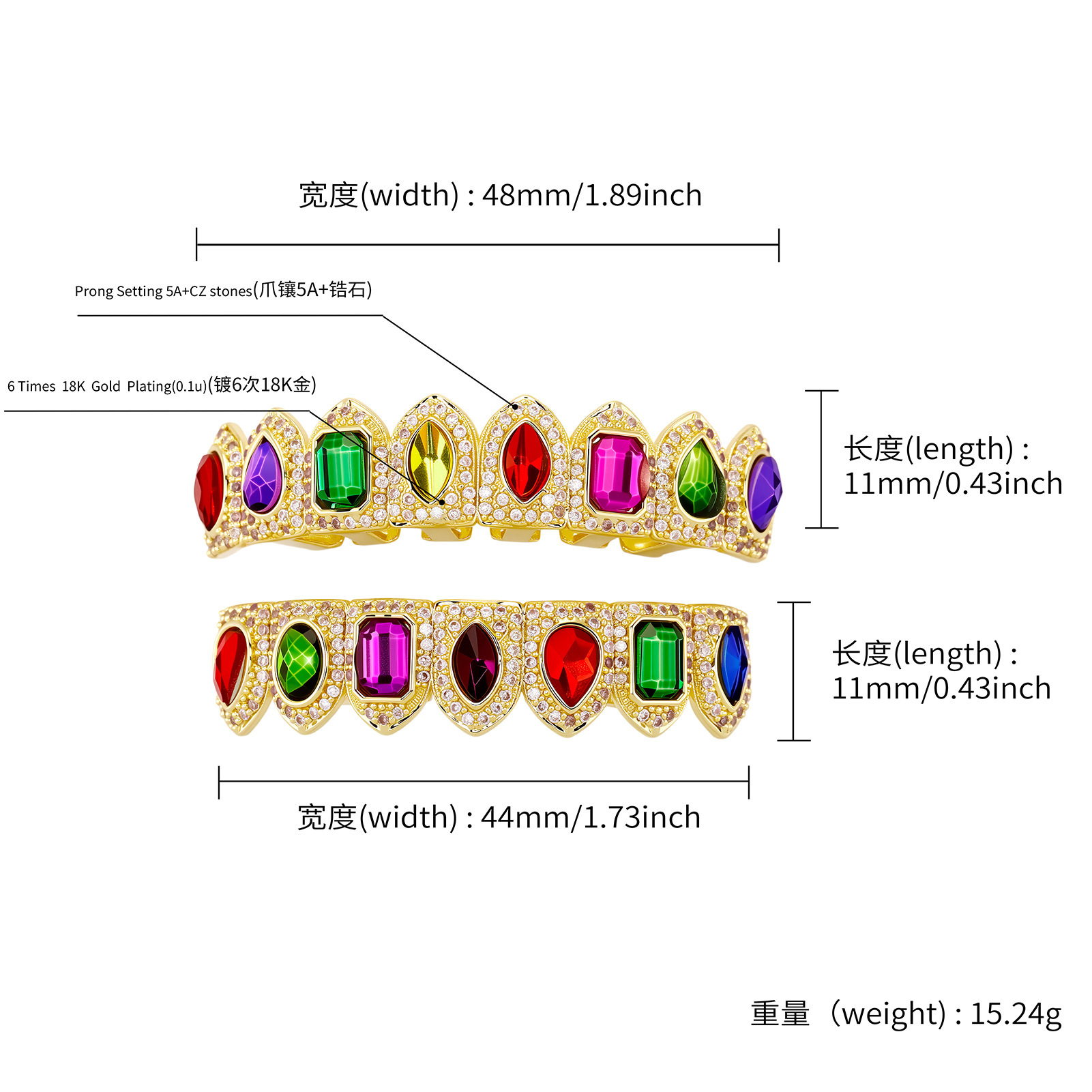 ฮิปฮอป ฟันประดับเพชรหลากสีสัน  - Body Jewelry And Piercing บทวิจารณ์และราคา
