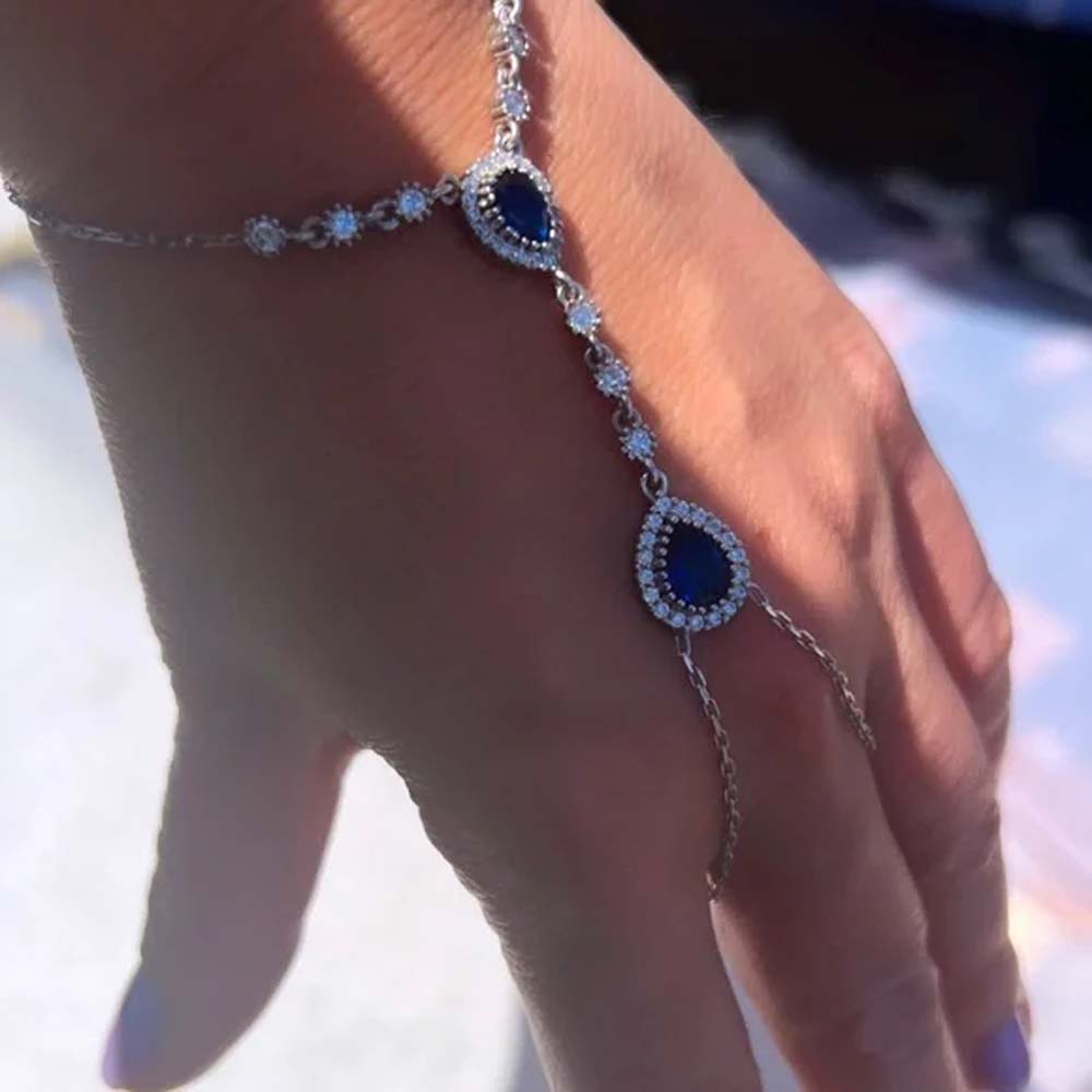 เครื่องประดับมือสีน้ำเงิน Ston - Body Jewelry Dubai บทวิจารณ์และราคา