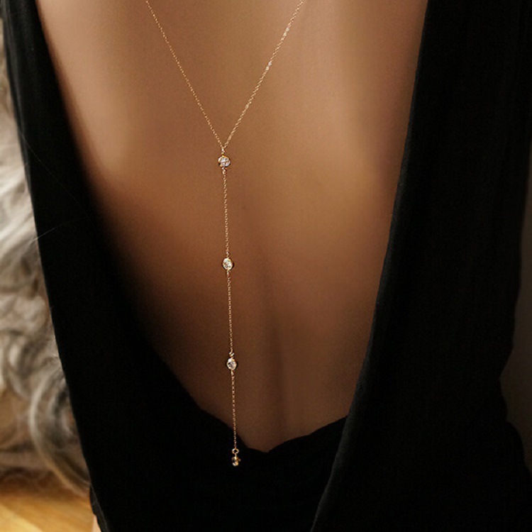 สร้อยคอประดับเพชรเทียมแบบเซ็กซ - Body Jewelry For You บทวิจารณ์และราคา
