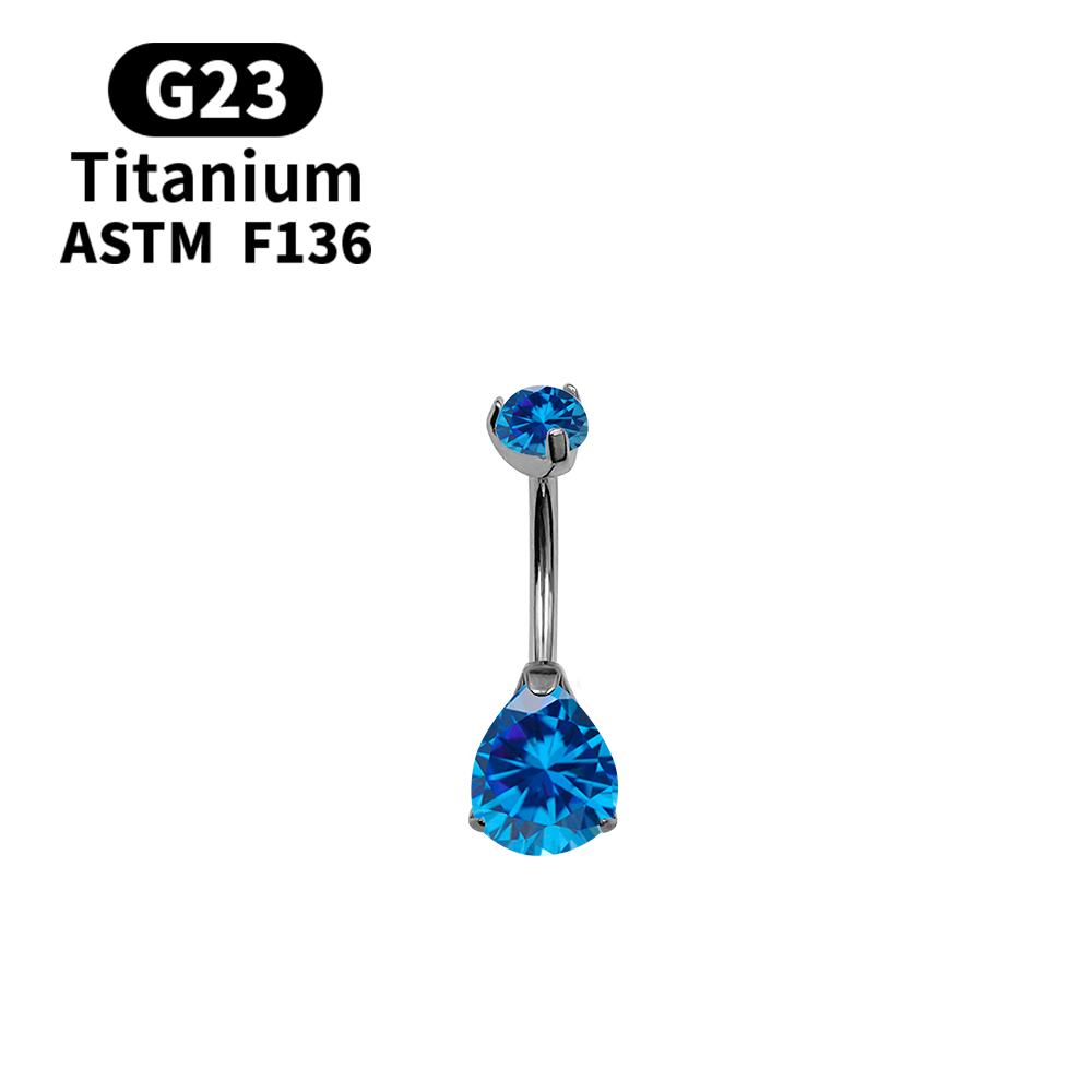 แหวนเจาะสะดือ 14G พร้อมโอปอลทร - Belly Bar Titanium บทวิจารณ์และราคา