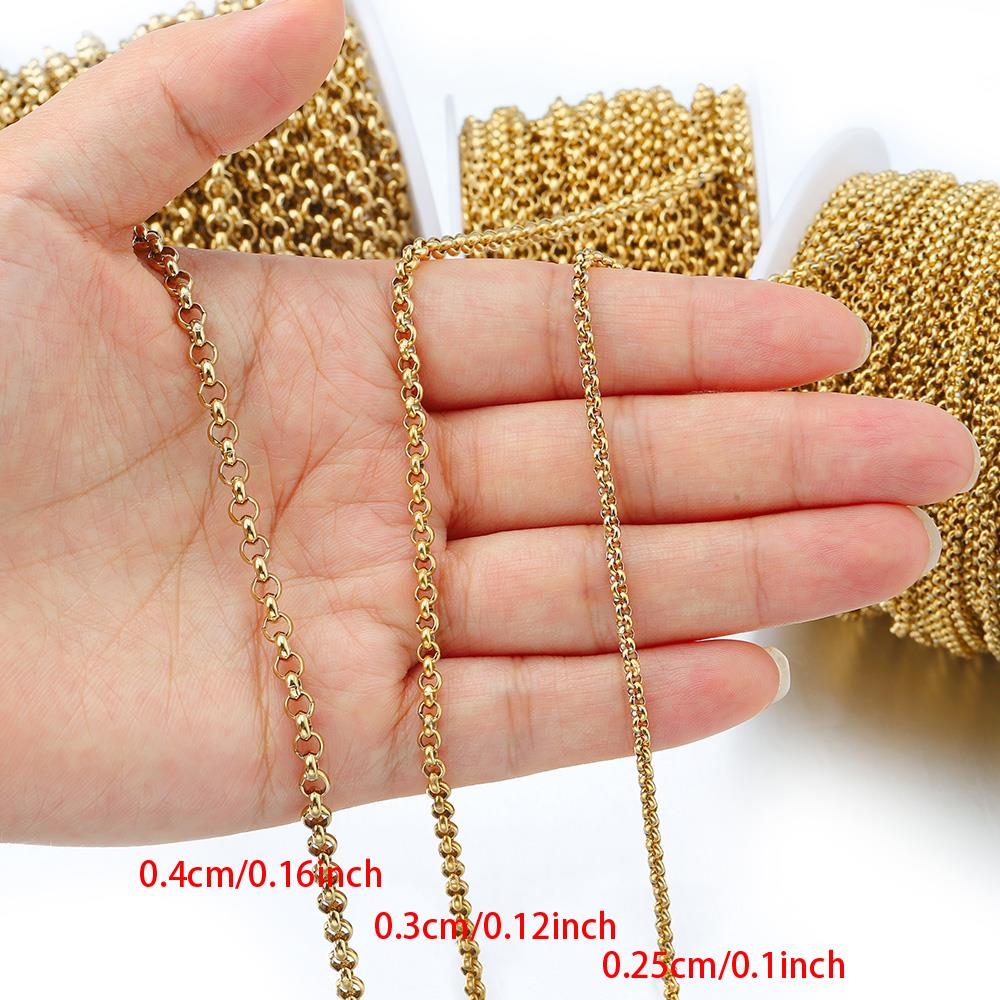 โซ่สแตนเลสรูปตัวโอขนาดเล็ก 1 เ - Body Jewelry For You บทวิจารณ์และราคา