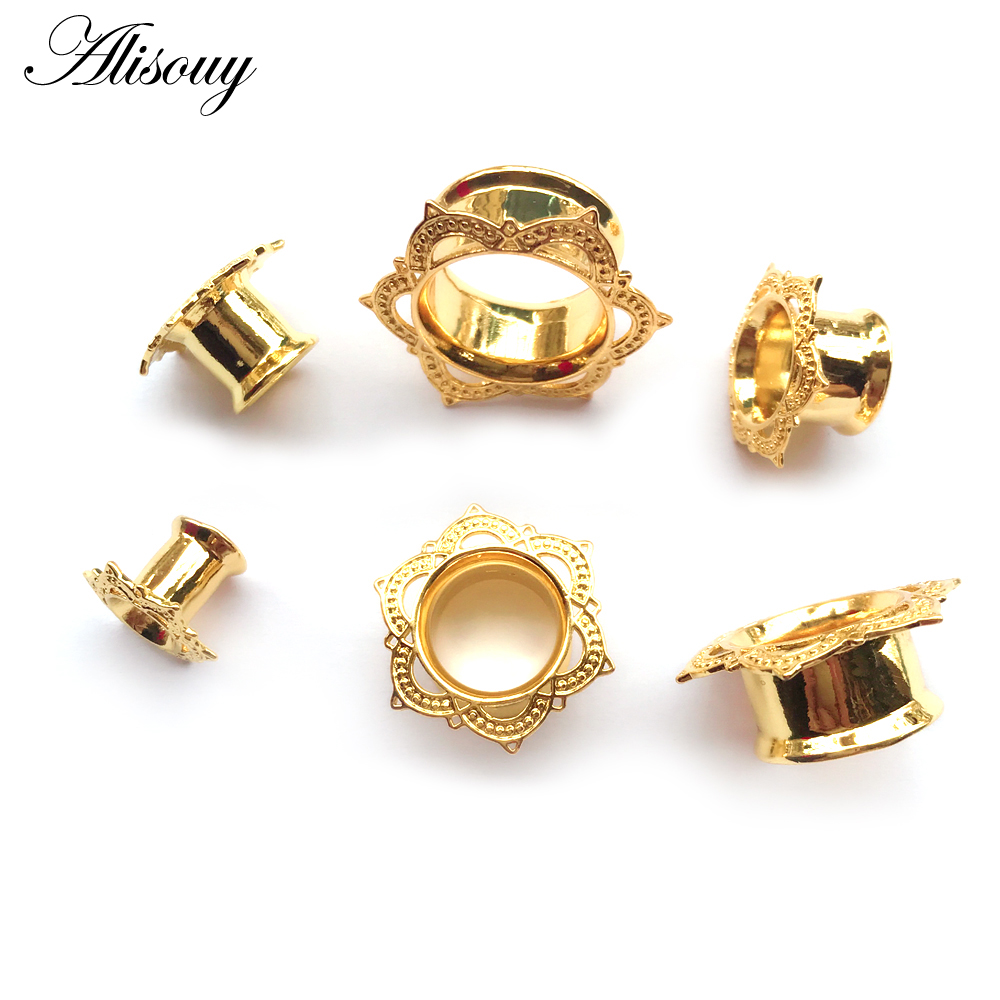 Alisouy 2 PCS Gold สี Plug & อ - Body Jewelry Gauge To Mm บทวิจารณ์และราคา