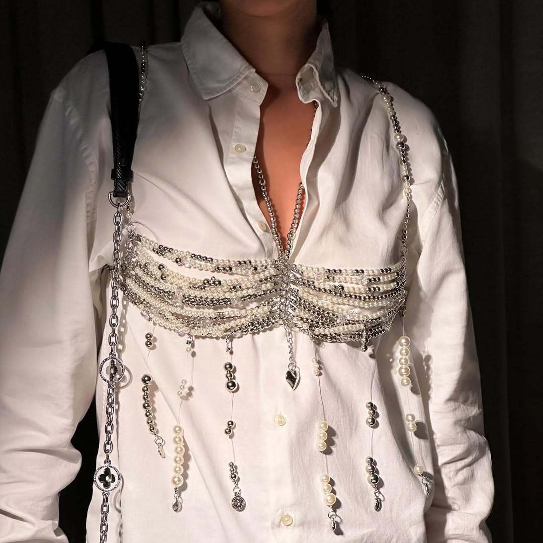 2025 Luxury Design Halterเสื้อ - Body Jewelry Vest บทวิจารณ์และราคา