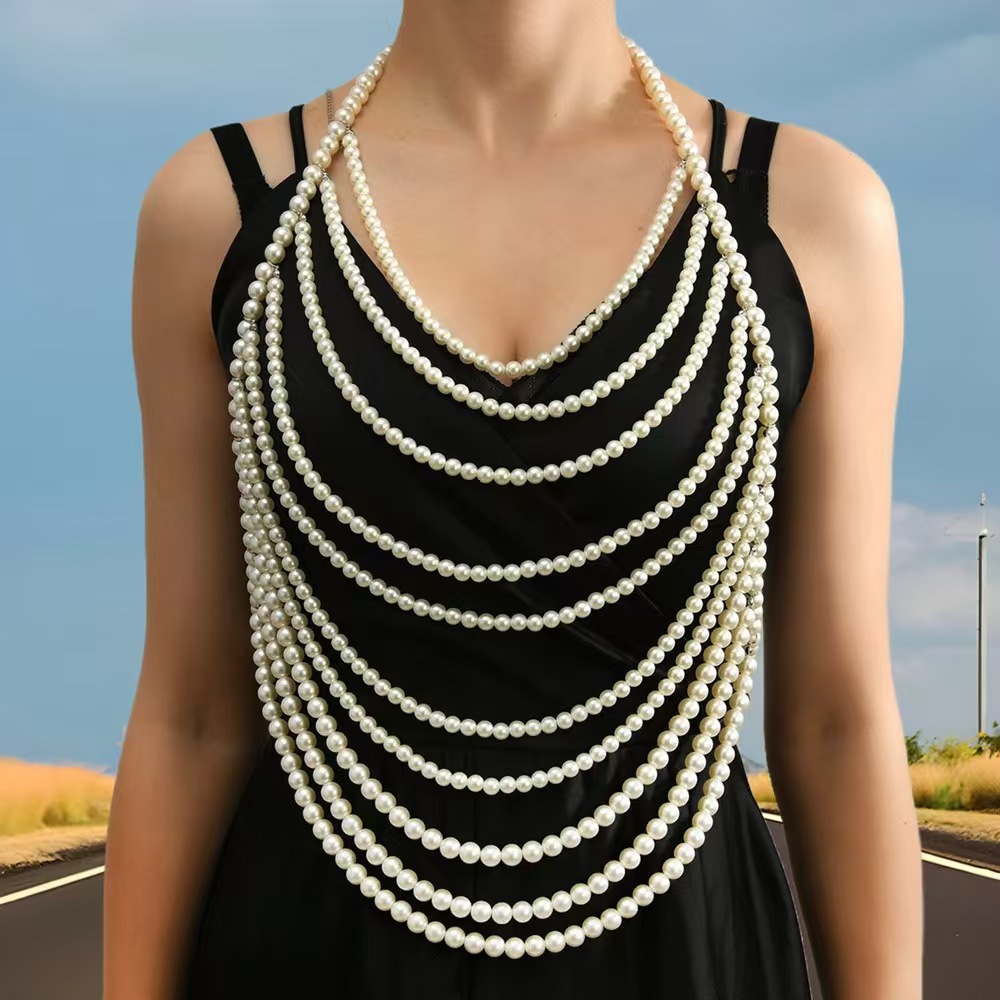 สร้อยคอแบบสายคล้องไหล่สไตล์พัง - Body Jewelry Vest บทวิจารณ์และราคา
