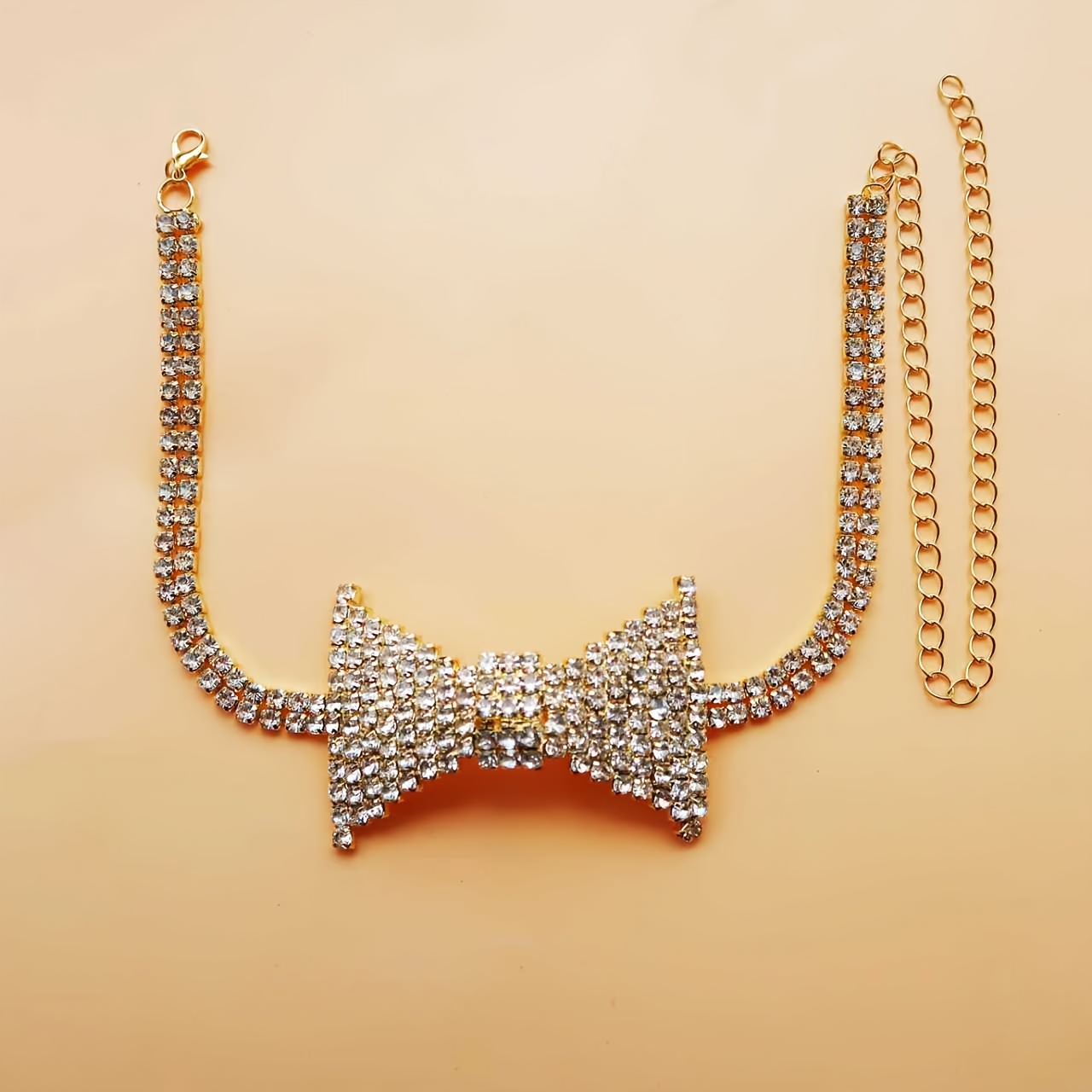 สร้อยคอแฟชั่นแบบโซ่ผูกโบว์ประด - Body Jewelry Usa บทวิจารณ์และราคา