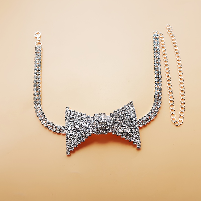 สร้อยคอแฟชั่นแบบโซ่ผูกโบว์ประด - Body Jewelry Usa บทวิจารณ์และราคา