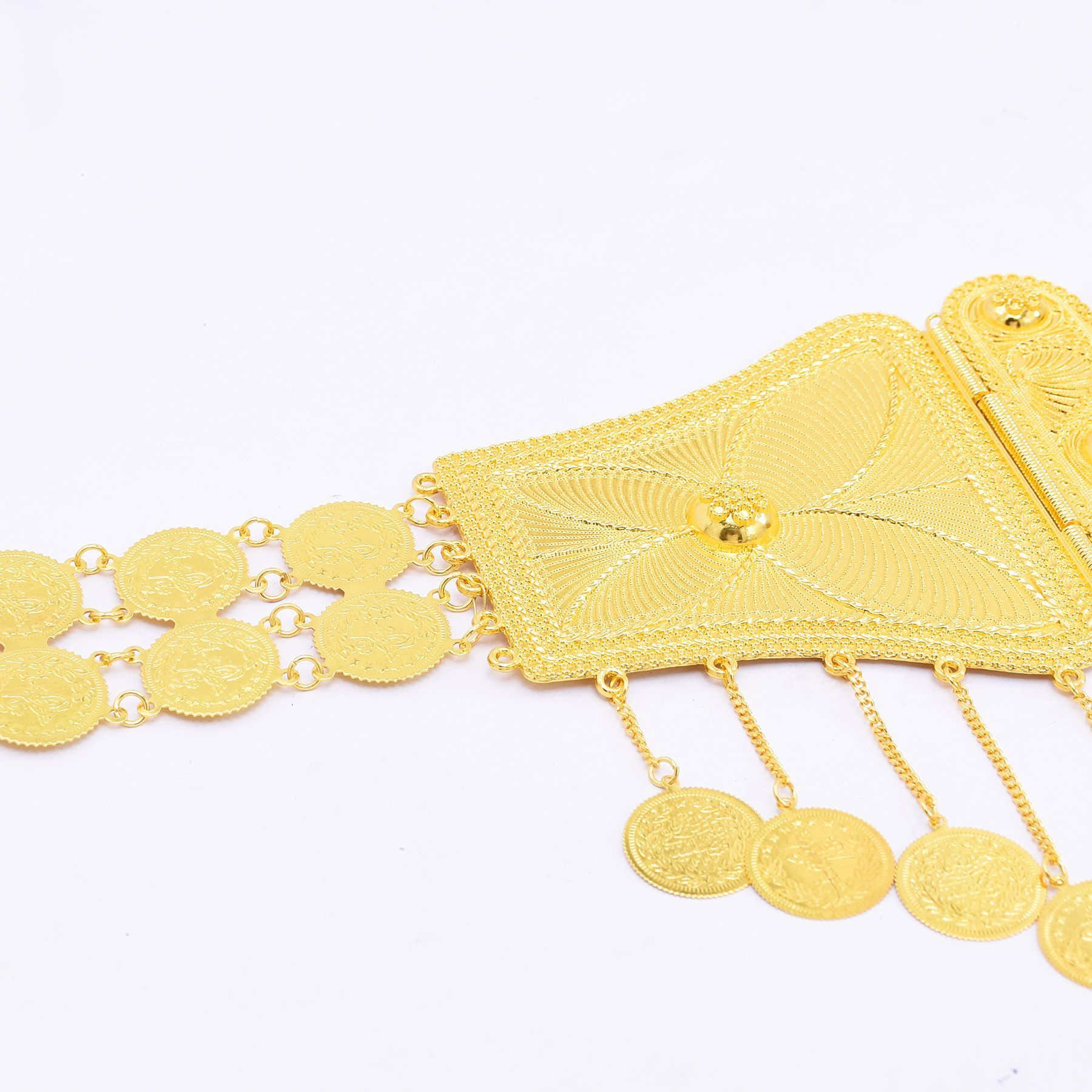 Popodion เข็มขัดพู่ชุบทอง24K ส - Body Jewelry Dubai บทวิจารณ์และราคา