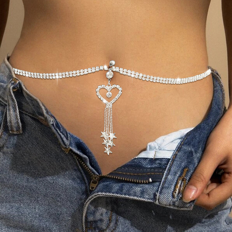 GLAMing Boho Heart Dangle Rhin - Body Jewelry And Piercing บทวิจารณ์และราคา