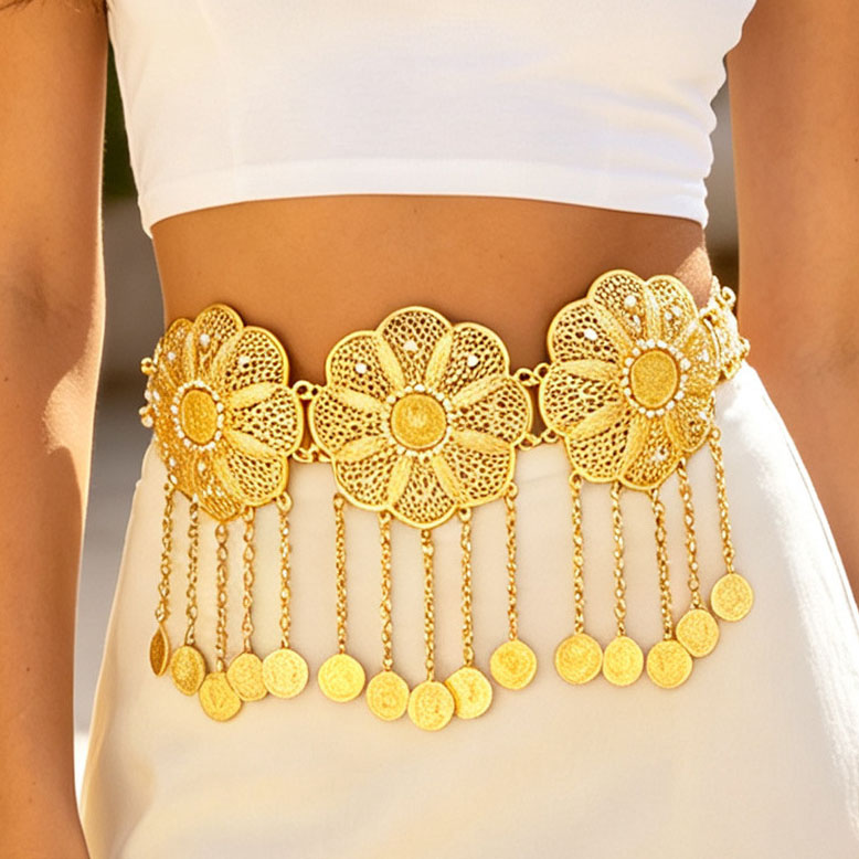 เข็มขัดประดับเอวสไตล์ดูไบแบบอา - Body Jewelry Dubai บทวิจารณ์และราคา