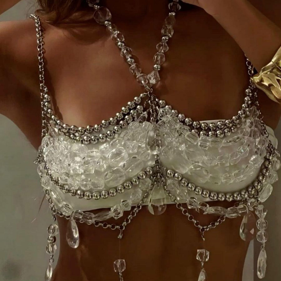 2025 Handmade Music Festivalชุ - Body Jewelry Vest บทวิจารณ์และราคา