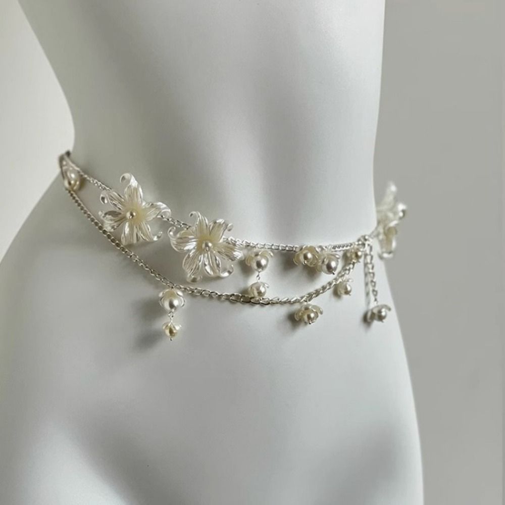 โซ่คาดเอวไข่มุกแฟชั่นสุดหรู เค - Body Jewelry Sale บทวิจารณ์และราคา