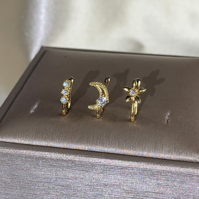 ชุดคลิปหนีบจมูกสไตล์เรโทร 3 ชิ - Body Jewelry Materials บทวิจารณ์และราคา