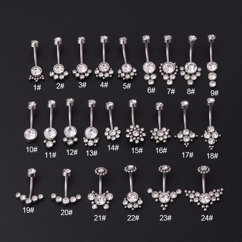 แหวนสะดือเซอร์โคเนียมสีทอง สแต - Belly Bar Titanium บทวิจารณ์และราคา